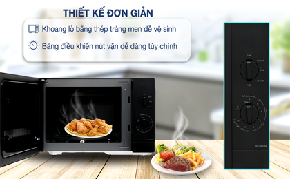 Lò vi sóng Panasonic NN-SM33NBYUE 25 lít  - Thiết kế