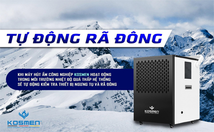 Máy hút ẩm công suất lớn Kosmen KM-90S sở hữu nhiều ưu điểm vượt trội