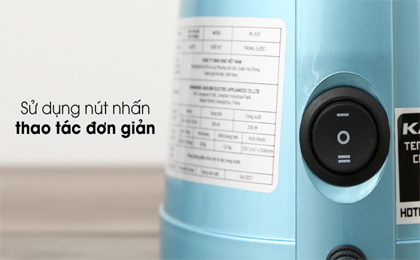 Máy ép chậm Kalite KL-530 - Điều khiển nút bấm