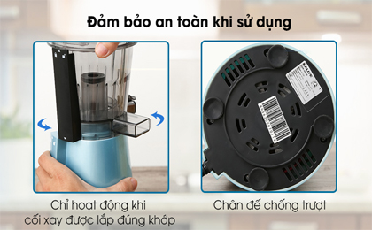 Máy ép chậm Kalite KL-530 - Sử dụng bền lâu, an toàn với các tính năng
