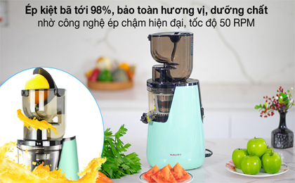 Ép kiệt bã - Máy ép chậm Kalite KL-598