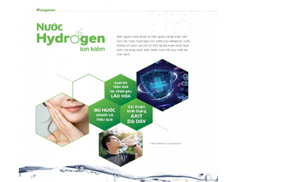 Máy lọc nước Hydrogen ion kiềm Kangaroo KG100EO tạo nước hydrogen ion kiềm