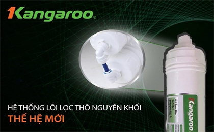 Máy lọc nước Kangaroo 10 lõi KG100HK - Lõi lọc nguyên khối