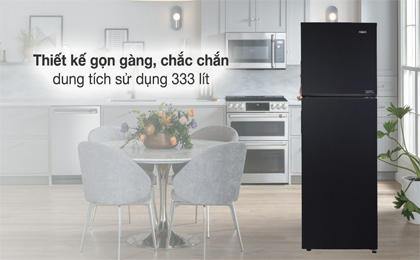 Tủ lạnh Aqua Inverter 333 lít AQR-T352FA(FB) - Tổng quan thiết kế