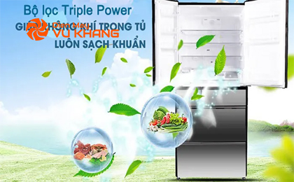 Tủ lạnh Hitachi 6 cửa Inverter 735 Lít R-ZX740KV