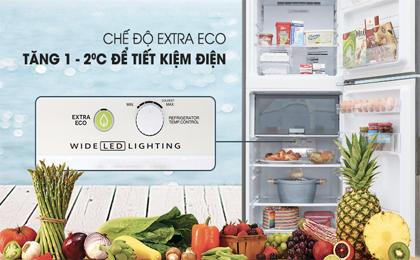 Tủ lạnh Sharp Inverter 287 lít SJ-X316E-DS - Chế độ Extra Eco
