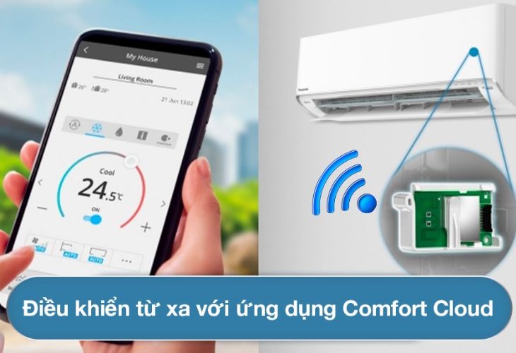 Những lợi ích khi mua máy lạnh có chức năng điều khiển bằng điện thoại, có wifi