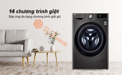 Máy giặt LG Inverter 10 kg FV1410S3B - Sở hữu chế độ giặt đa dạng nhờ 14 chương trình giặt tiện lợi
