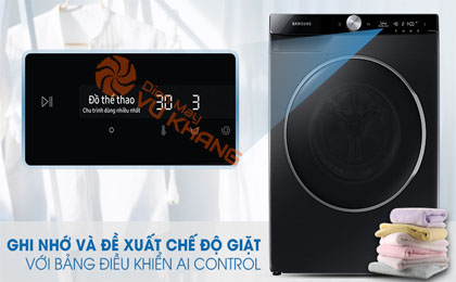 Máy giặt Samsung AI Inverter 9kg WW90TP44DSB/SV