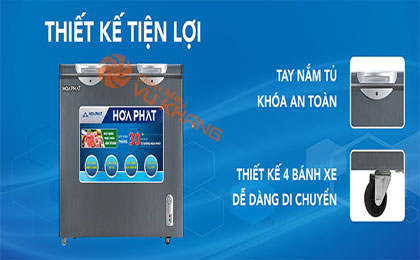 Tủ đông Hòa Phát 205 lít HCF 506Đ2SH thiết kế tiện lợi