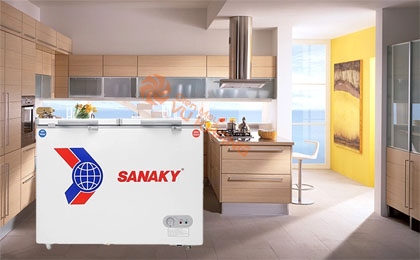 Tủ đông Sanaky VH-285W2 có nút xoay điều chỉnh