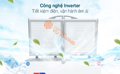 Tủ đông Sanaky Inverter 220 lít VH-2899W3 - Công nghệ tiết kiệm điện