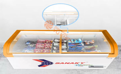Tủ trang bị hệ thống đèn LED hiệu quả